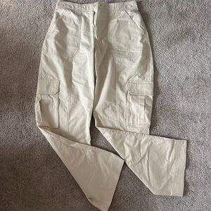 Abercrombie & Fitch Beige Cargo Pants
